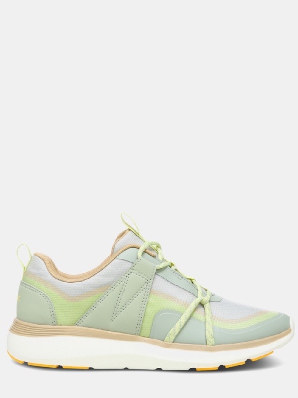 NWOB Vionic Austyn Lace Up Sneaker - Sage Green / Tan | Size 6